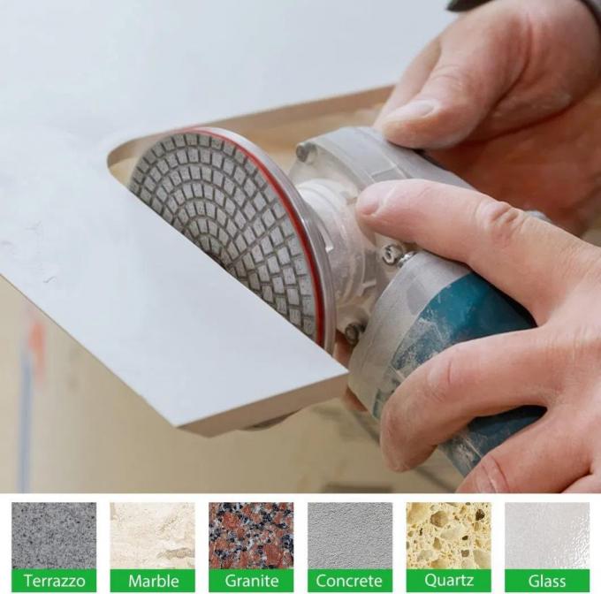 Xr 4′′diamond Polishing Pads Stone Dry Grinding