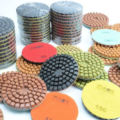Trockene Diamantbodenpolierplatte Metall Nest Paket Bruttogewicht 0,740kg kann angepasst werden
