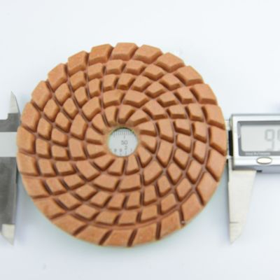 100 mm Diamantwasserharz Polsterpad für Granit und Marmor Xiaomofang Vollzahlung