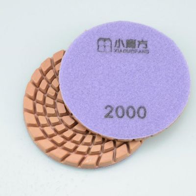 100 mm Diamantwasserharz Polsterpad für Granit und Marmor Xiaomofang Vollzahlung