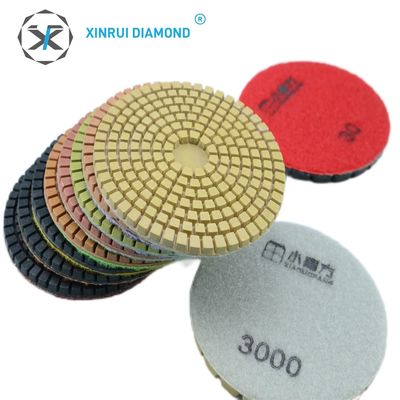 Xr 3-Stufen-Diamantpolierpad Nasspolierkorn Größe 50 -3000 Für Steinpolieren