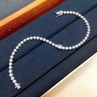 Runde Form Prinzessin Schnitt Diamant Armband Dekoration Muss mit US-Währung haben