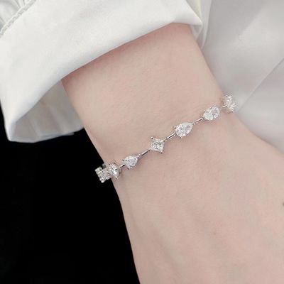 14K Brilliance Lab Erwachsener Mann Diamant Armbänder Star Fashion Style