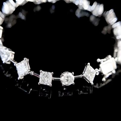14K Brilliance Lab Erwachsener Mann Diamant Armbänder Star Fashion Style