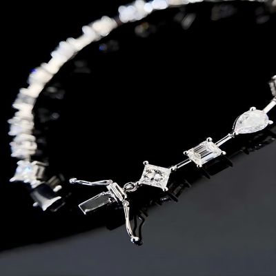 14K Brilliance Lab Erwachsener Mann Diamant Armbänder Star Fashion Style