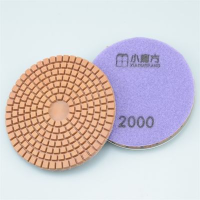 Steinmarmor Granit 7-Schritte Diamant Polierpads 50-3000 Grit Dauerhafte und Cup Design