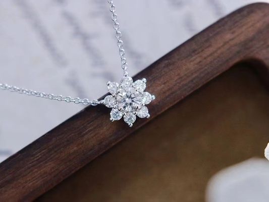 0.100kg Paket Bruttogewicht 42cm Länge Xinrui Labor gewachsen Diamanten CVD/Hpht Diamant Halskette